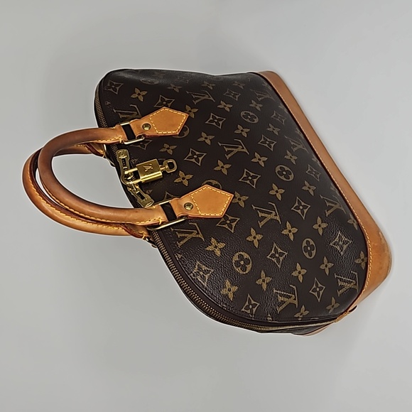 Authentic Louis Vuitton LV Alma PM Monogram Handbag Tote w/ Dust bag, Lock & Key - Picture 3 of 17
